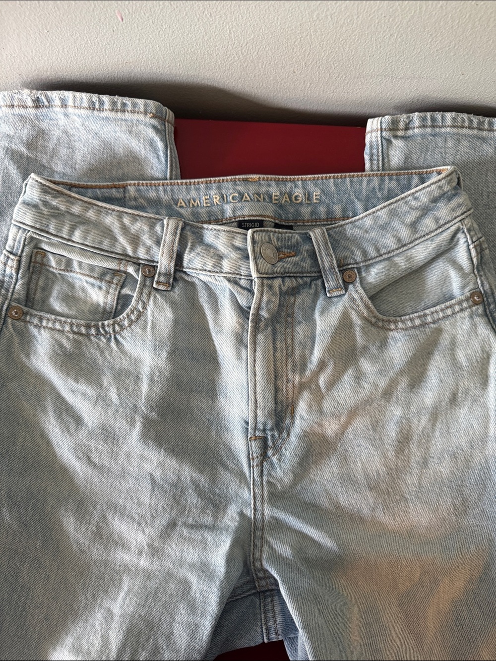 AMERICAN EAGLE “MOM JEAN” “STRIGID” SIZE 2, LN!